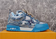 Louis Vuitton Skate Trainer Blue Swarovski Monogram 1ABMHB - 2