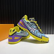 LV SPRINT SNEAKER BLUE GREEN 1A98ZF - 4