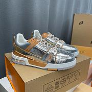 LV Trainer Sneaker Silver Yellow 1A996N - 3
