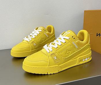 LV Trainer Sneaker Yellow 1AARGB