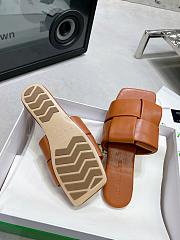 Bottega Veneta Patch Flat Mules Brown - 6
