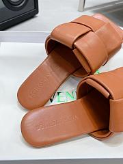 Bottega Veneta Patch Flat Mules Brown - 4