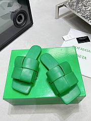 Bottega Veneta Patch Flat Mules Green - 2