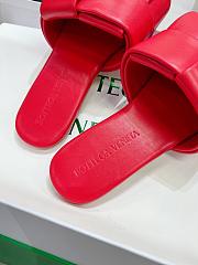 Bottega Veneta Patch Flat Mules Red - 6