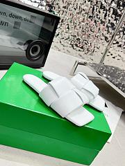 Bottega Veneta Patch Flat Mules White - 2