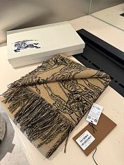Burberry Plaid Scarf 1160 Brown Size 210x45cm - 5