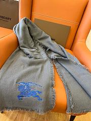 Burberry Scarf Cashmere 1157 Grey Size 200x100cm - 5