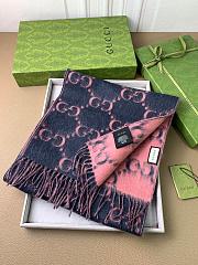 Gucci Scarf Unisex Pink 1132 Size 196x32cm - 5