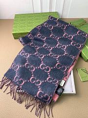 Gucci Scarf Unisex Pink 1132 Size 196x32cm - 4