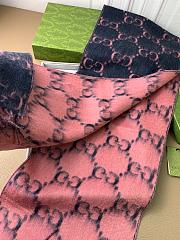 Gucci Scarf Unisex Pink 1132 Size 196x32cm - 2