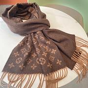 LV Monogram Scarf Brown 1147 Size 200x35cm - 5