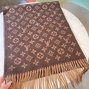 LV Monogram Scarf Brown 1147 Size 200x35cm - 4