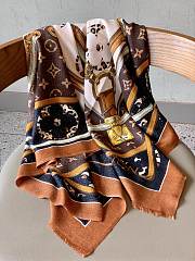 LV Scarf 1059 Orange Size 100x200cm - 6