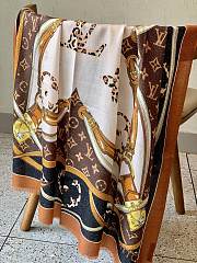LV Scarf 1059 Orange Size 100x200cm - 4