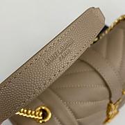 Saint Laurent Beige Bag 1450YS Size 21x13x6cm - 4