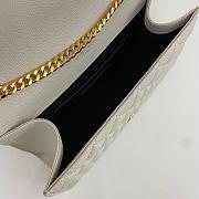Saint Laurent White Bag 1450YS Size 21x13x6cm - 3