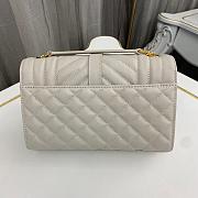 Saint Laurent White Bag 1450YS Size 21x13x6cm - 2