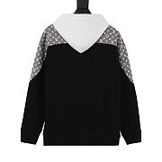 Louis Vuitton Hoodie Black White DF00220 - 3
