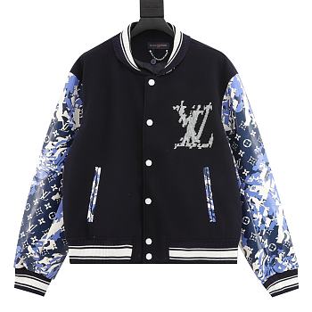 Louis Vuitton Jacket Black Blue DF00340