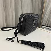 Saint Laurent Black Silver Bag 1446YS Size 23x16x6cm - 3