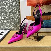 Versace La Medusa 12mm Slingback Pumps Pink - 5