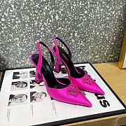 Versace La Medusa 12mm Slingback Pumps Pink - 2