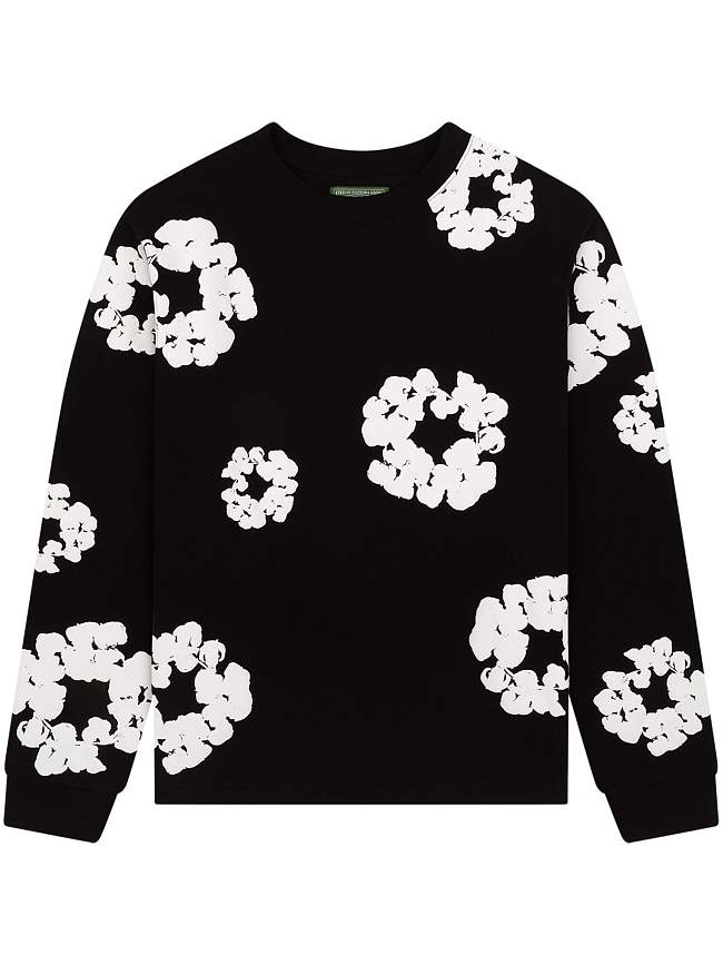 Denim Tears wreath long sleeve T-shirt - 1