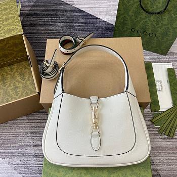 Gucci Jackie 1961 White Bag 810232 Size 27.5x19x 4cm