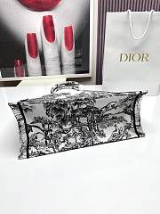 Dior Black and White Book Tote B930323 Size 42cm - 5