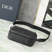 Dior Black Zip Messenger Bag size 23x17x7cm - 3