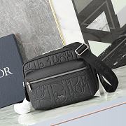 Dior Black Zip Messenger Bag size 23x17x7cm - 5