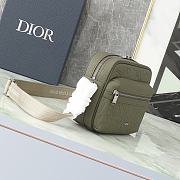 Dior Khaki Zip Messenger Bag size 23x17x7cm - 6