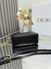 Dior Black Caro Camera Bag B930314 size 19x13x4cm - 4