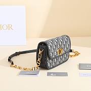 Dior Blue Oblique Print Montaigne Avenue Size 22x12x6cm - 6