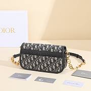 Dior Blue Oblique Print Montaigne Avenue Size 22x12x6cm - 4
