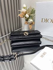 Dior Handbag Black Lambskin B930556 Size 24x14 x7cm - 2