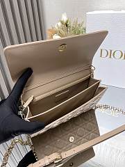 Dior Handbag Sheepskin Lambskin B930556 Size 24x14 x7cm - 2