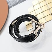 Dior Mini Book Tote Handbag Black B930497 Size 21x13x7cm - 5