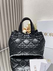 Dior Toujours Handbag Black B930551 Size 28x19x21cm - 3