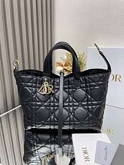 Dior Toujours Handbag Black B930551 Size 28x19x21cm - 5