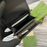 Gucci Matelassé  Black 598629 Size 12x10x 3cm - 5