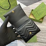 Gucci Matelassé  Black 598629 Size 12x10x 3cm - 2