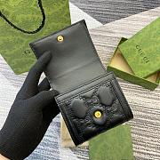 Gucci Matelassé Black 723799 Size 12x10x 3cm - 2