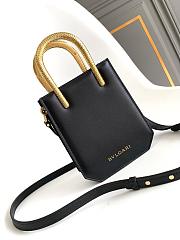 BVLGARI Serpentine Tote Gold Black Size 13x17x5cm - 3