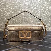 Valentino VLogo Signature Bags Gold Size 27x13x6cm - 4