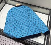 Gucci Cardigan Wool Jacquard Blue - 5