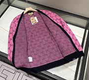 Gucci Cardigan Wool Jacquard Pink - 5
