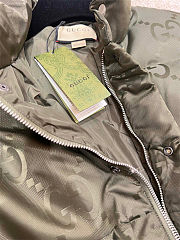 Gucci Down Jacket Top Version Moss Green - 2