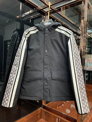GUCCI DOWN JACKETS BLACK