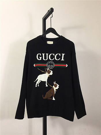 Gucci Sweater Top Version Black 02